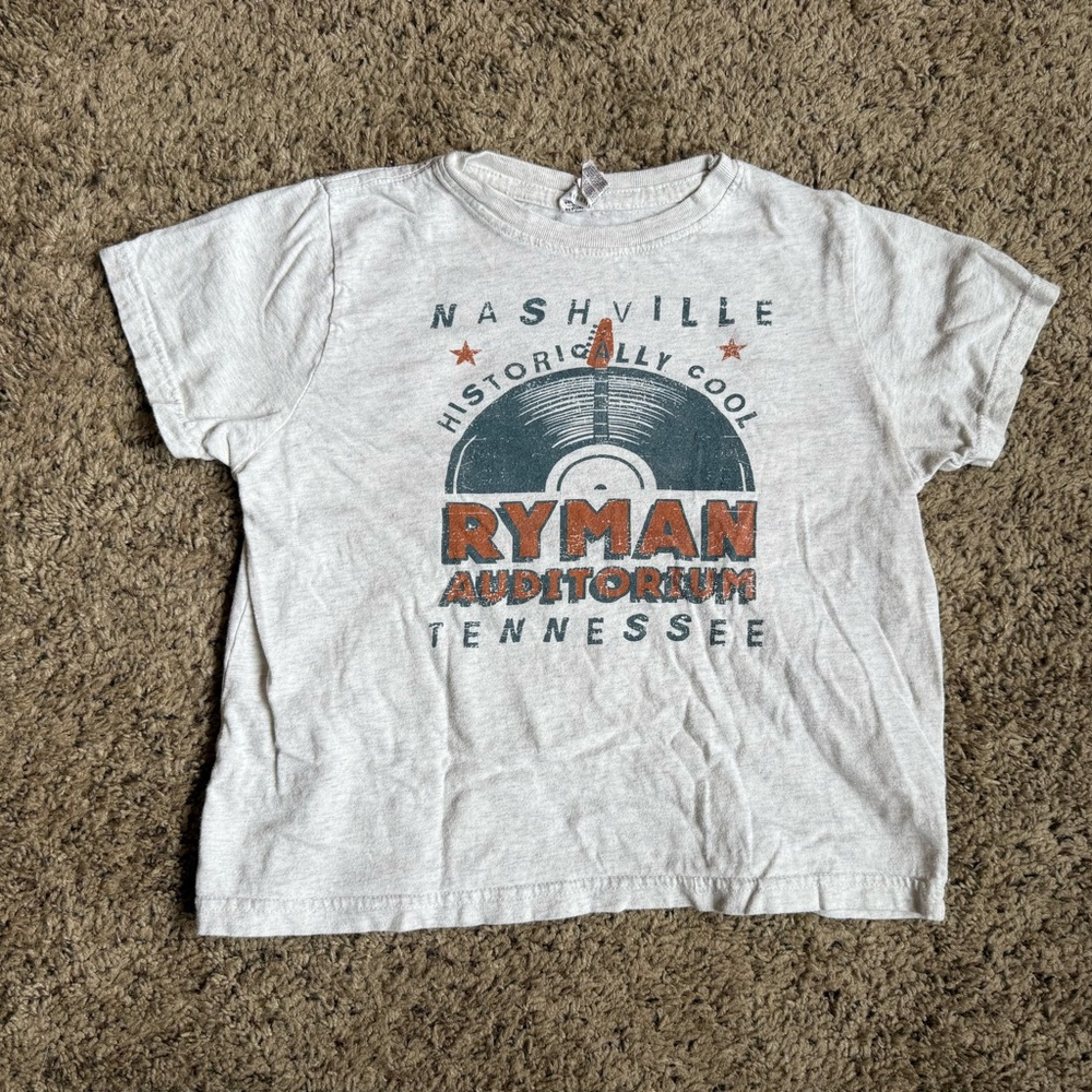 Ryman Auditorium Nashville Tennessee Rabbit Skins T-Shirt Size 5/6